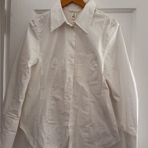 White Button Down NWOT
